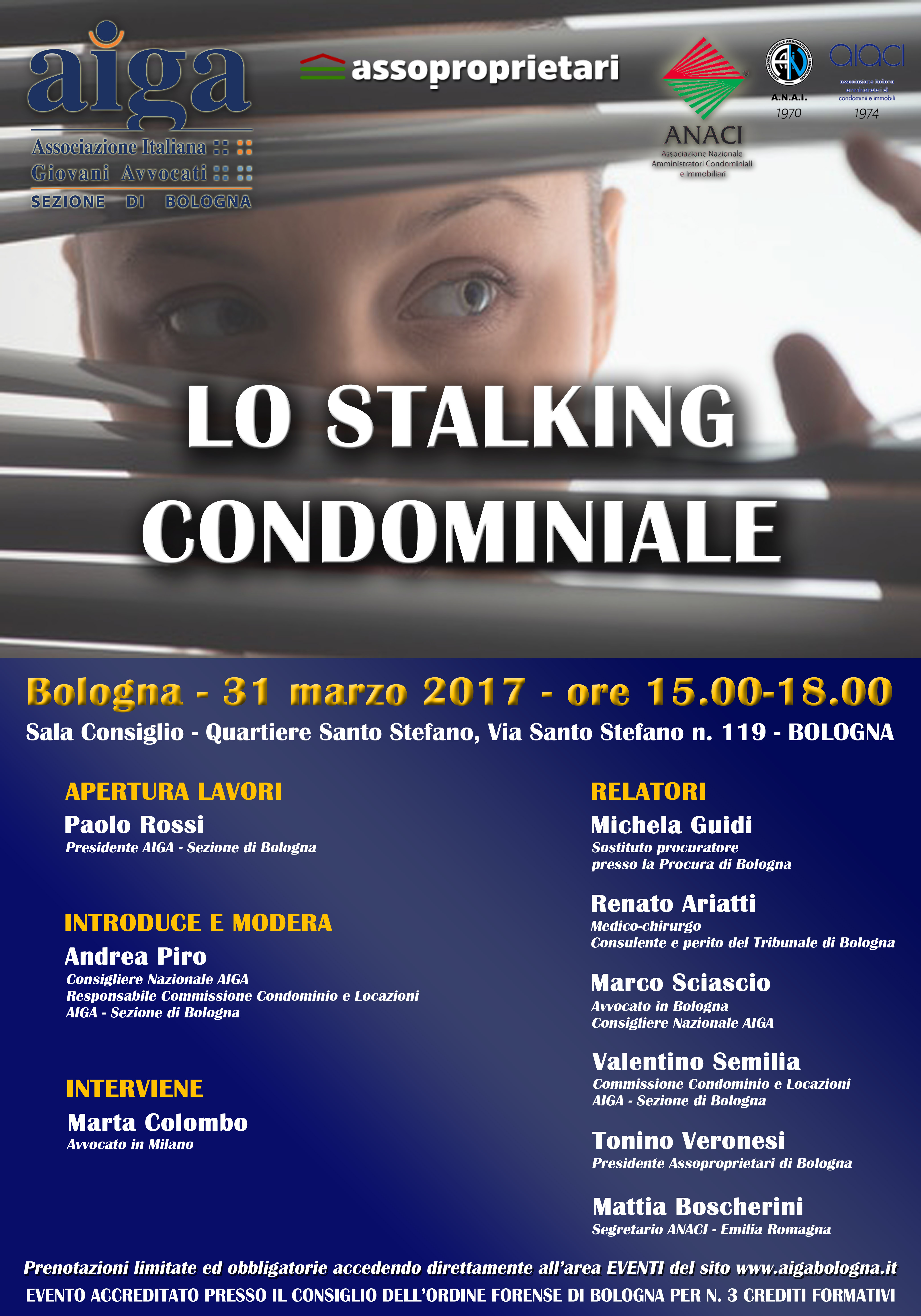 LO STALKING CONDOMINIALE